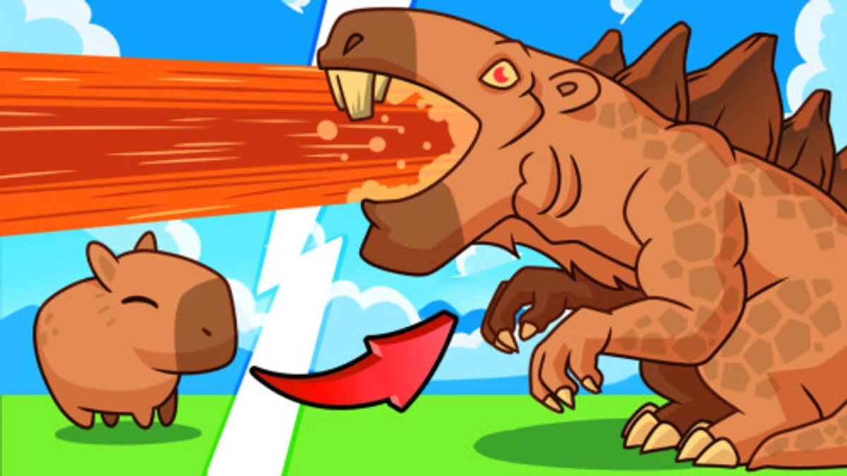 Capybara Evolution Roblox game icon and codes