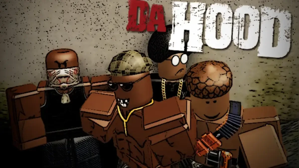 Da Hood Roblox game icon and codes