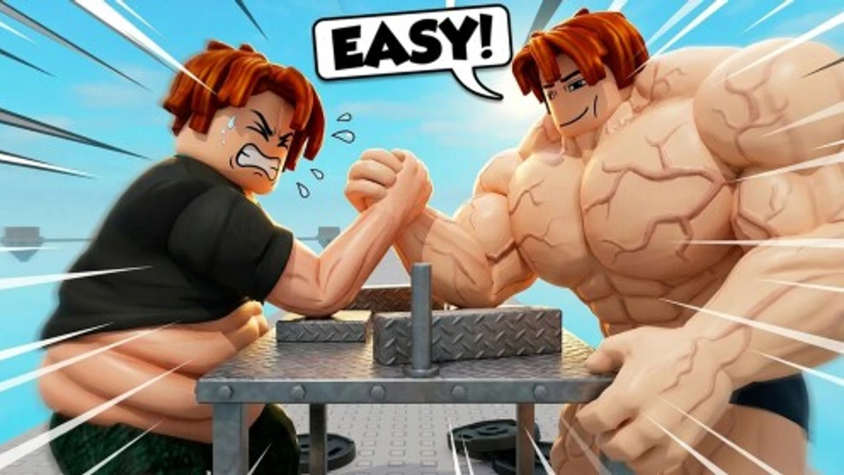 +1 Muscle to Arm Wrestle Roblox game icon and codes