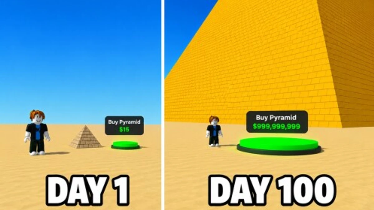 Mega Pyramid Tycoon Roblox game icon and codes