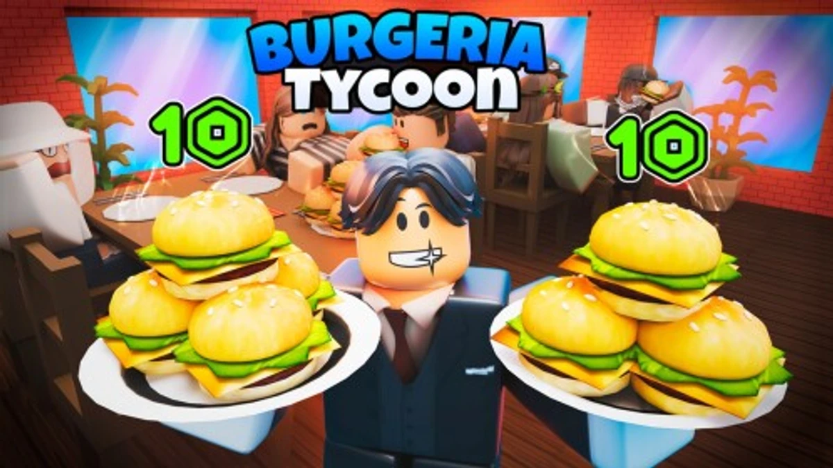 Burgeria Tycoon Roblox game icon and codes