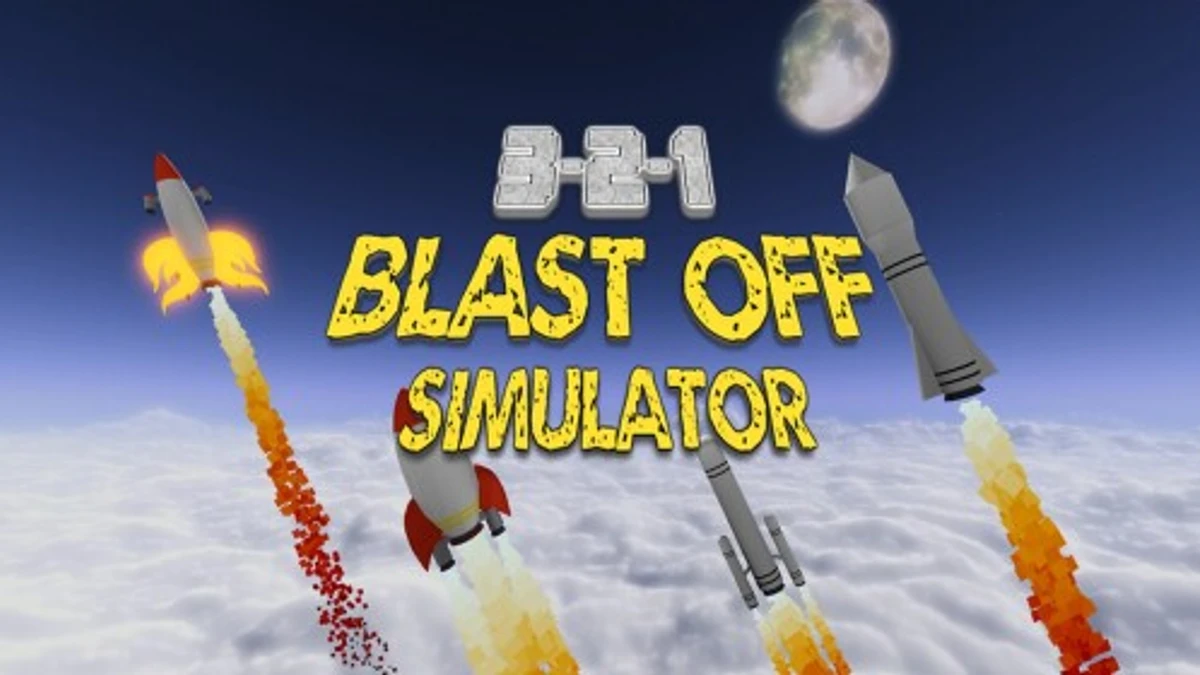 3-2-1 Blast Off Simulator Roblox game icon and codes