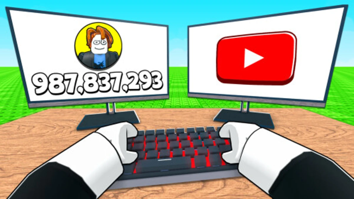 Be a YouTuber Roblox game icon and codes
