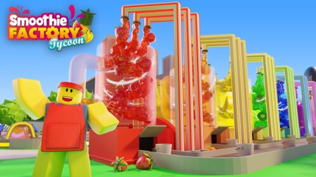 Smoothie Factory Tycoon Roblox game icon and codes