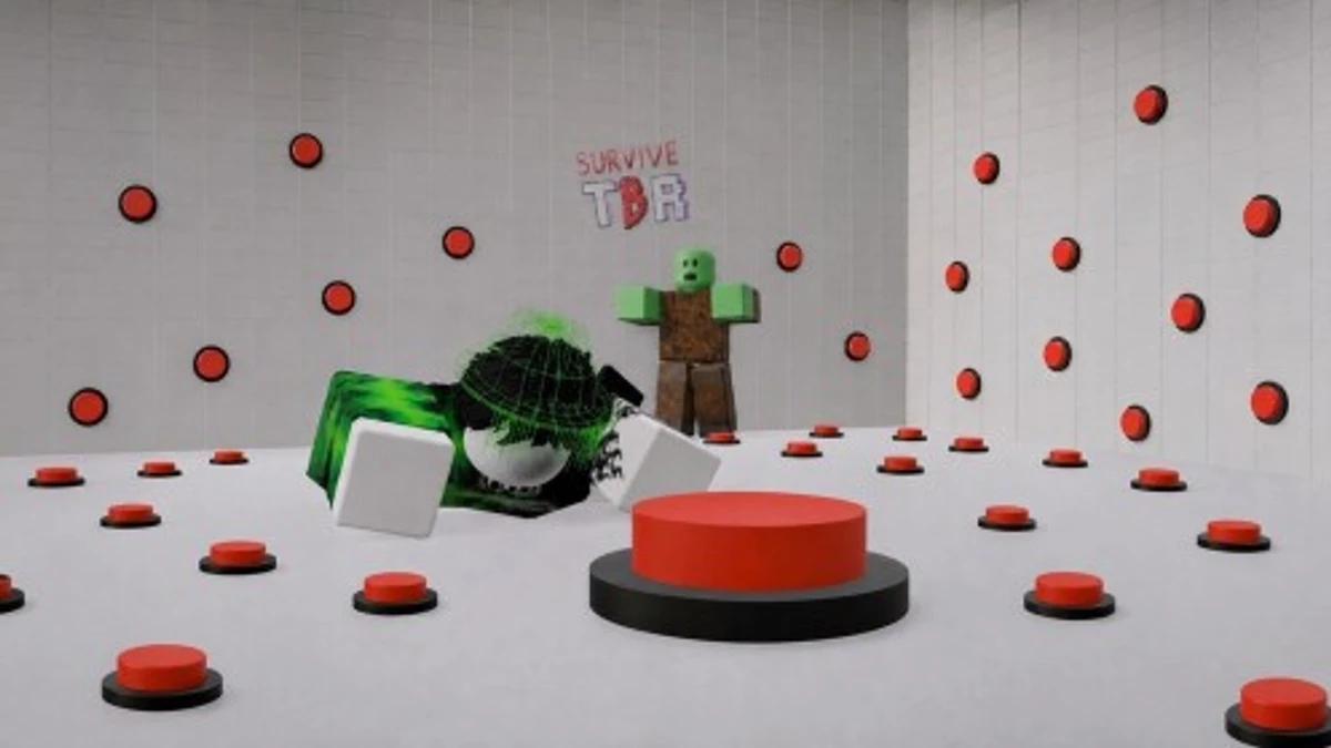 The Button Room Roblox game icon and codes