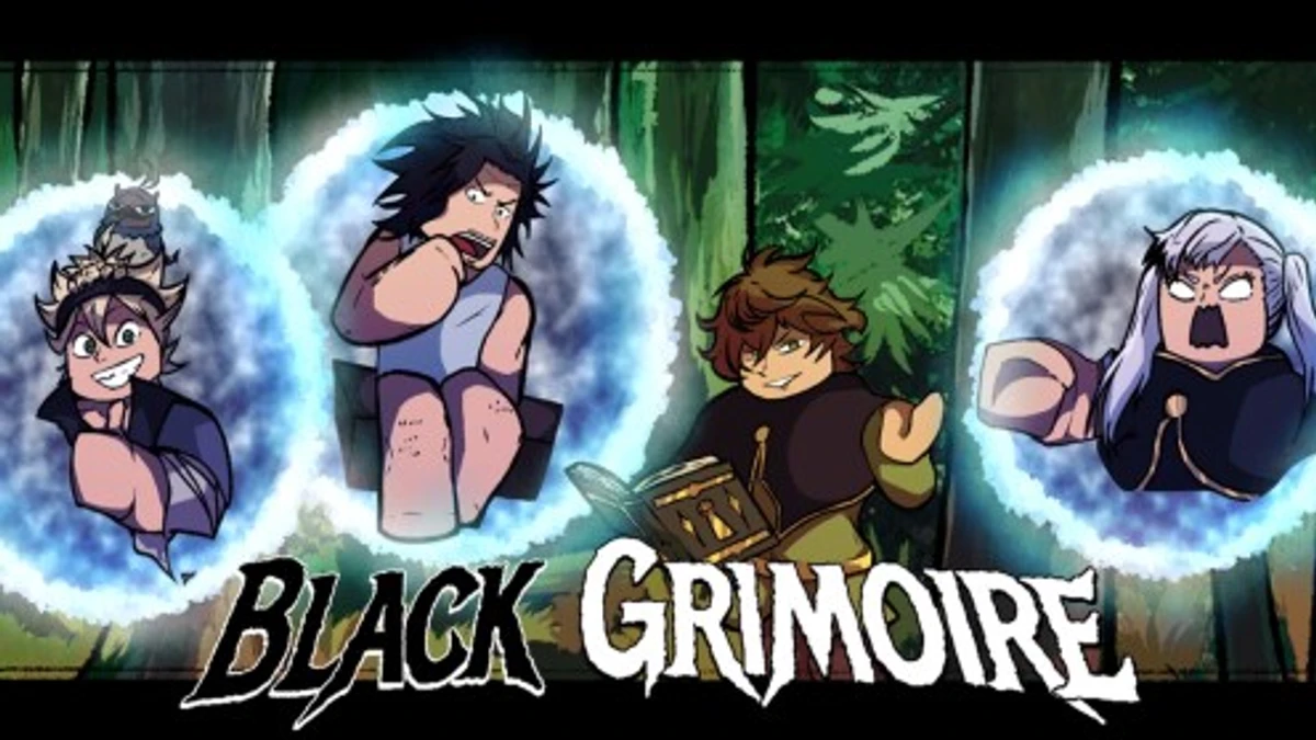 Black Grimoire Roblox game icon and codes