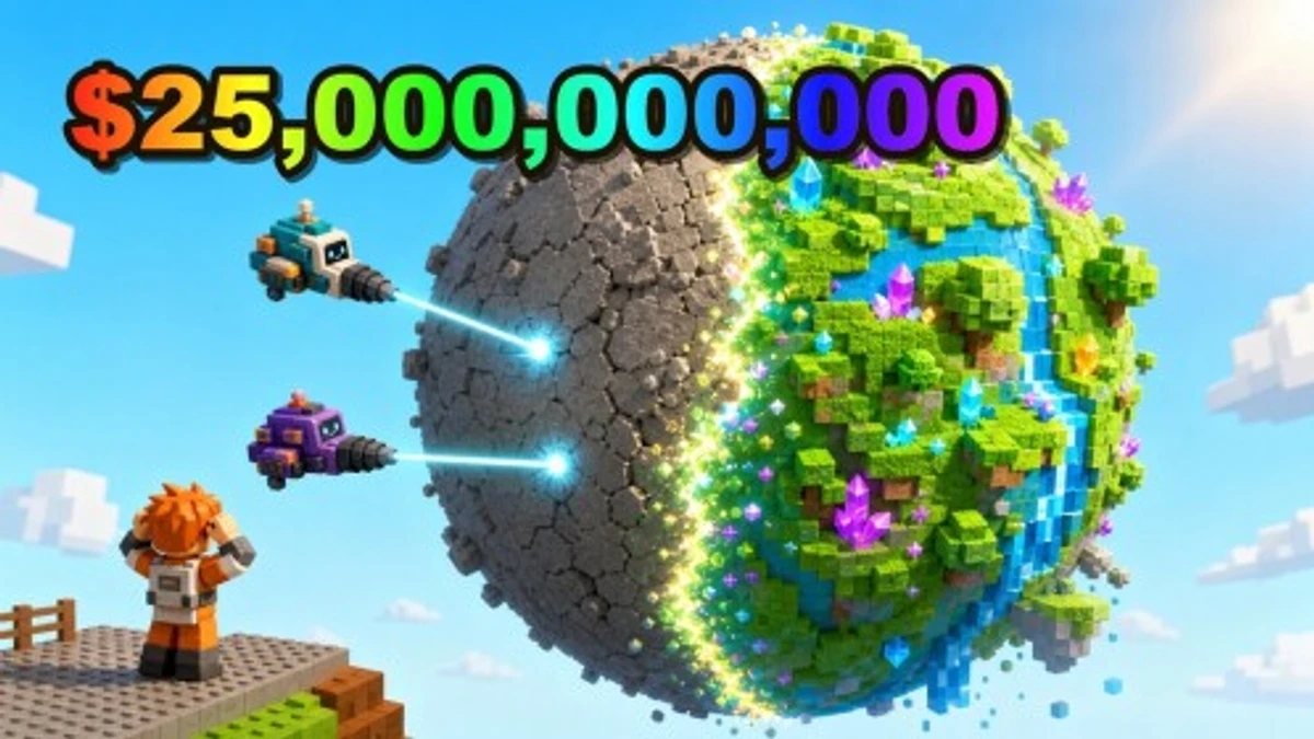 Mine a Planet Roblox game icon and codes