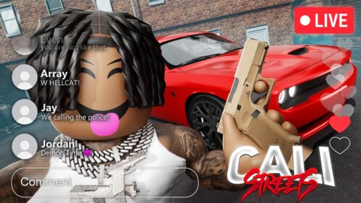 Cali Streets Roblox game icon and codes