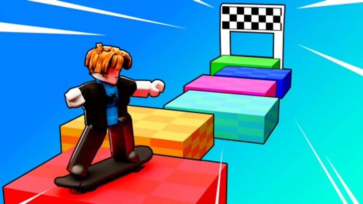 Skateboard Obby Roblox game icon and codes