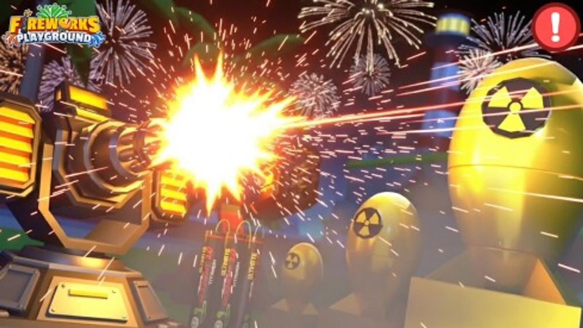 Fireworks Playground Roblox game icon and codes
