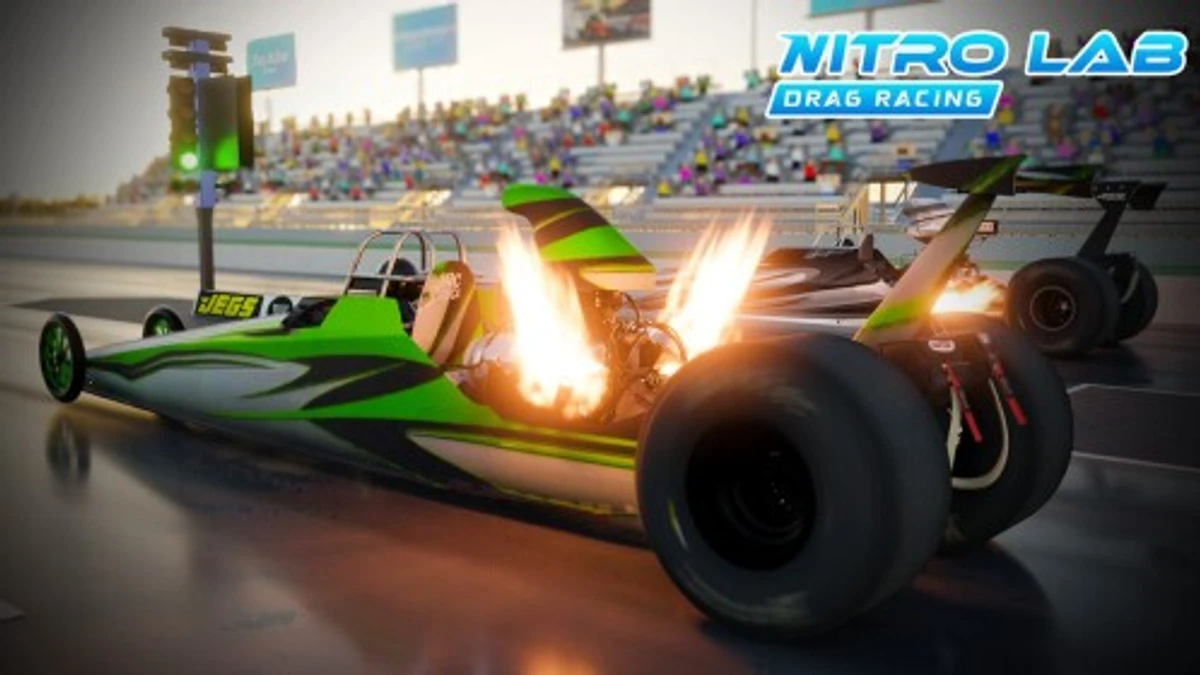 NitroLab Drag Racing Roblox game icon and codes