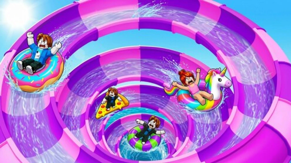 Climb Waterslide and Slide Roblox game icon and codes