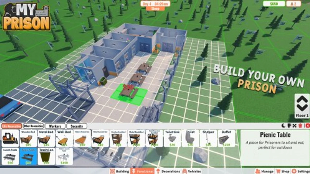 My Prison Roblox game icon and codes