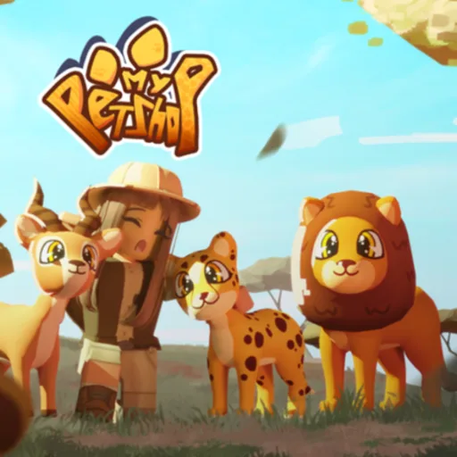 My Pet Shop Tycoon Roblox game icon and codes