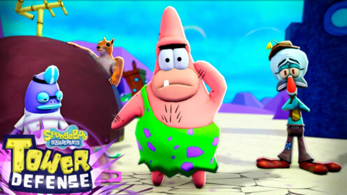 SpongeBob Tower Defense Roblox game icon and codes