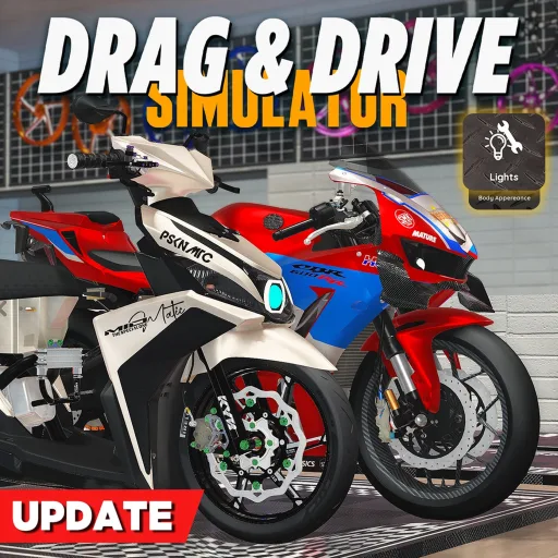Drag Drive Simulator Roblox game icon and codes