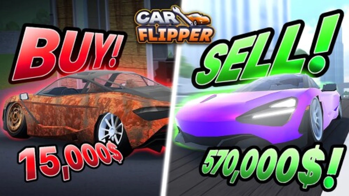 Car Flipper Roblox game icon and codes