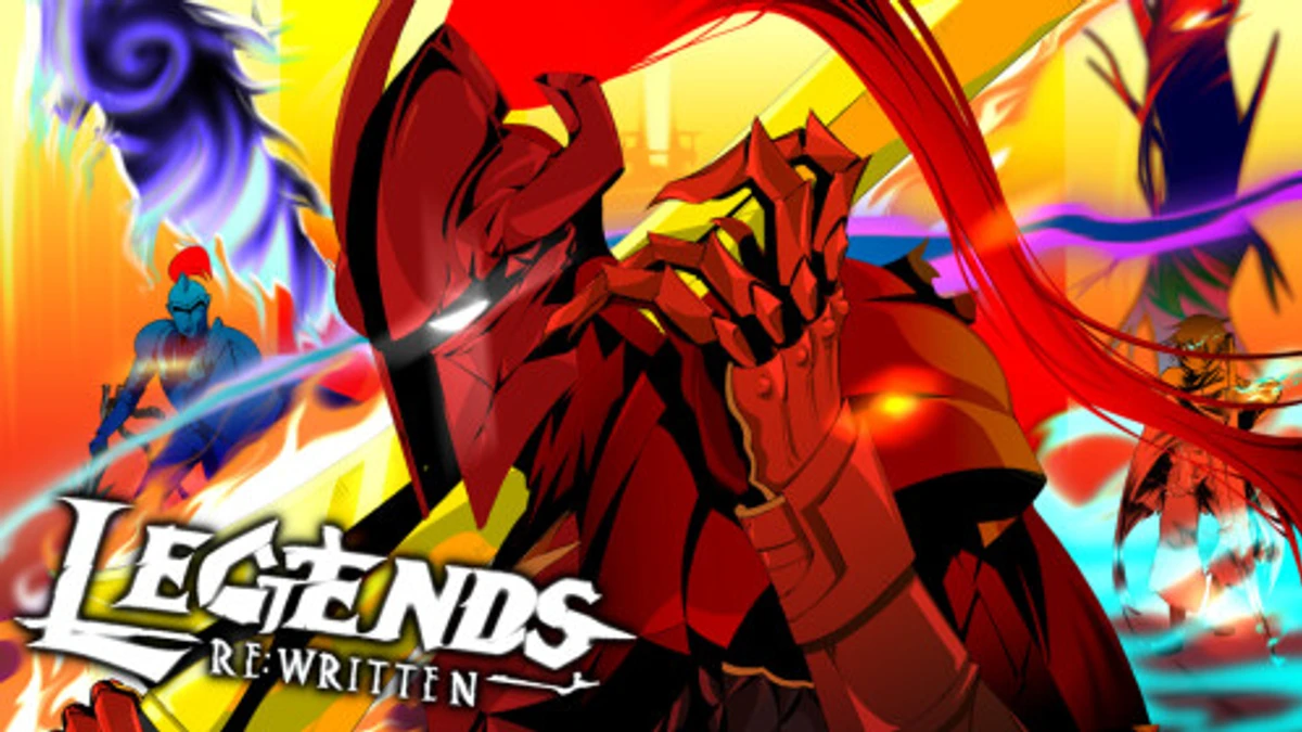 Legends Re:Written Roblox game icon and codes