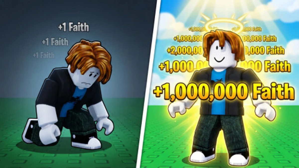 Faith Incremental Roblox game icon and codes