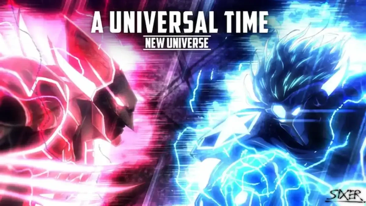 A Universal Time (AUT) Roblox game icon and codes