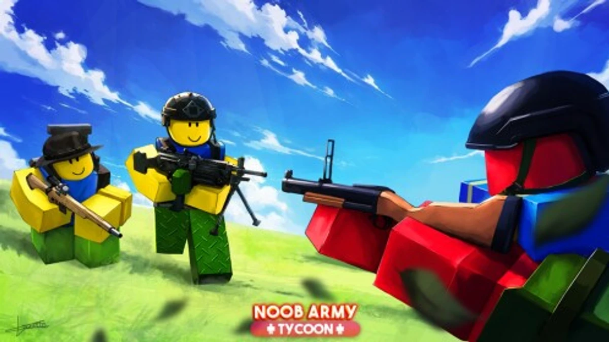 Noob Army Tycoon Roblox game icon and codes