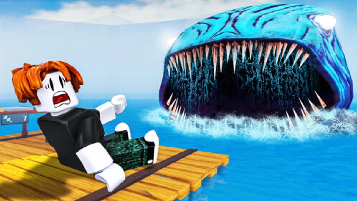 50 Days on a Raft Roblox game icon and codes