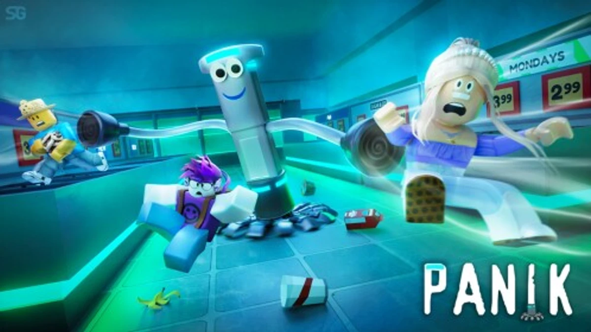 Panik Roblox game icon and codes