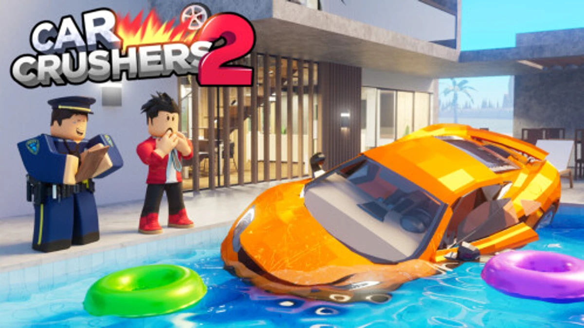 Car Crushers 2 Roblox game icon and codes